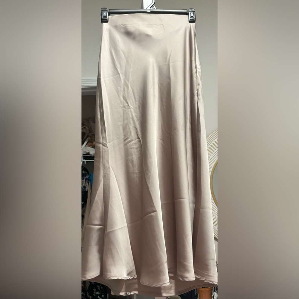 SHEIN satin like long skirt size S, worn once